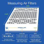 Nordic Pure 16x25x5 Honeywell Replacement Air Filters MERV 8 Plus Carbon 2 Pack - Image 2