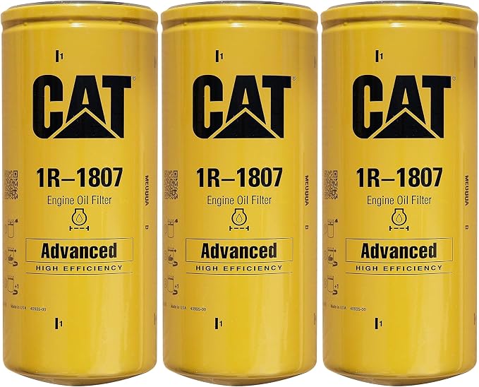 Caterpillar 1R-1807 Advanced High Efficiency Oil Filter by CatFootwear