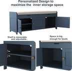 HOMEFORT 41.3" Shoe Bench with Lift Top Storage, Entryway Bench with Cushioned - Image 7
