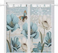 Spring Floral Bedroom Curtains 72 Inch Length, Window Curtains Tab Top by Unknown