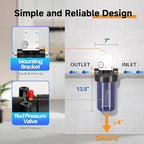 PUREPLUS Whole House Water Filter Housing, Pre-Filtration System, - Image 5