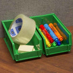 Akro-Mils 30220 AkroBins Plastic Storage Bins, Space-Saving Stackable Bins
