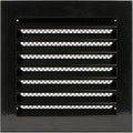 Repa Market 8" x 8" Inch Galvanized Black Soffit Vent Cover by RepaMarket