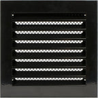 Repa Market 8" x 8" Inch Galvanized Black Soffit Vent Cover by RepaMarket