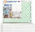Filters Fast 16x18x1 Air Filter Merv 13, Made in the USA, Actual Size: 15.75" x by FiltersFast
