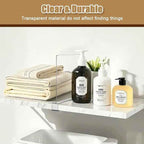6 Pack Clear Acrylic Shelf Dividers
