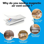 4 PCS Strong Magnetic Vent Covers-7"x11" Magnetic Air Vent Screen Mesh - Image 3