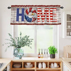 4th of July Kitchen Curtains Set 3 Piece - Image 6
