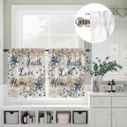 Vintage Country Kitchen Curtains Set 3 Piece - Image 5