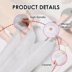 300 Sheets Nail Dust Collector Filter Paper: Disposable Dust Vacuum Filter - Image 3
