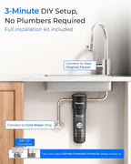 Waterdrop 10UA Under Sink Water Filter System, Bad Taste & Odor, Under Counter - Image 8
