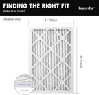 12x18x1 Air Filter MERV 8, HVAC/Furnace AC Filter Replacement, Dust - Image 2