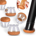 16 Pack Chair Leg Floor Protectors Chair Leg Protectors
