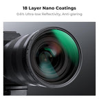 K&F CONCEPT 62mm Black Diffusion Mist 1/4 & Variable ND2-32 in-1 Filter - Image 6
