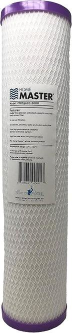 Home Master CfRFgaCC-20BB Replacement Whole House Water Filter, High Flow 20gpm by HomeMaster