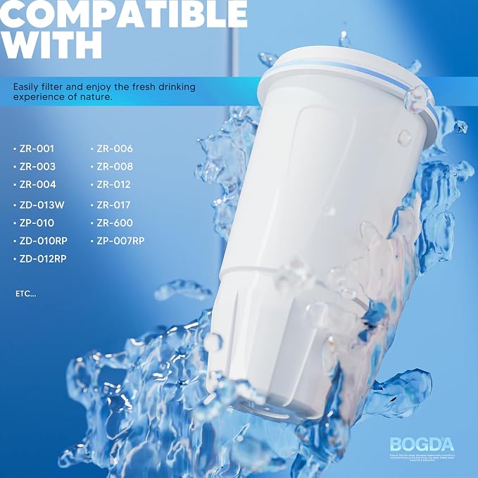 BOGDA 4 Pack Water Filter Replacement Zero, 5-Stage Compatible - Image 2