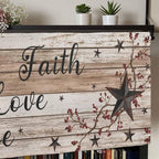 Rustic Star Brown Curtain Valances - Image 7