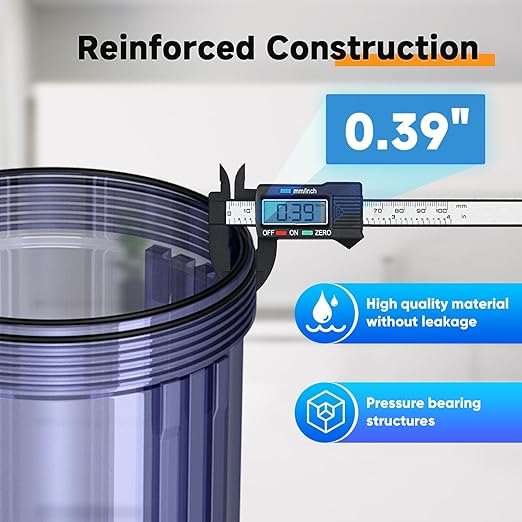 PUREPLUS Whole House Water Filter Housing, Pre-Filtration System, - Image 4