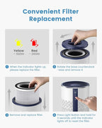 TCL Air Purifier for Home Room Bedroom, Smart WiFi Alexa Control, True H13 HEPA - Image 8