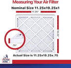 Filter King 11.25x19.25x1 Air Filter | 6-PACK | MERV 11 HVAC Pleated A/C - Image 2