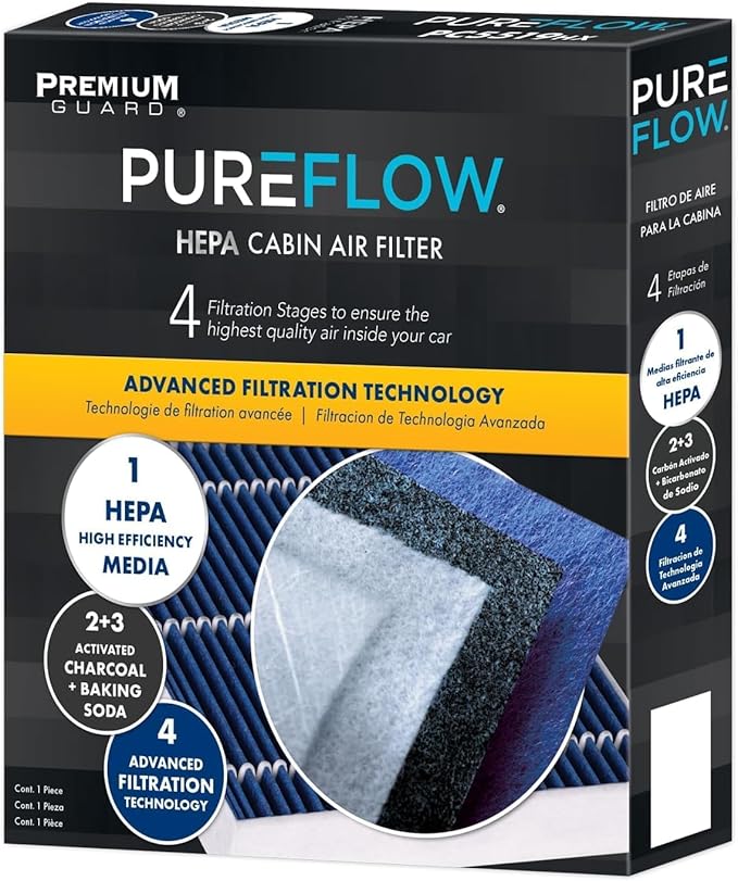 PureFlow HEPA Cabin Air Filter PC4099HX | Fits 2023-2025 Nissan Z, 2009-2021 - Image 2