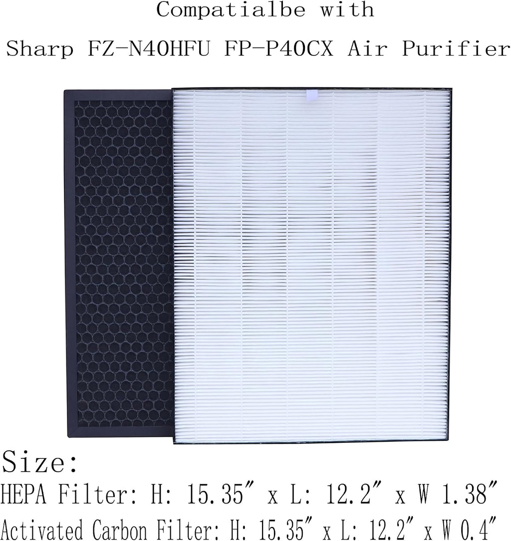 FP-P40CX Replacement Filter Compatible with Sharp FZ-N40HFU Air