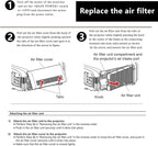 AWO ET-RFE200 Replacement Projector Air Filter - Image 6