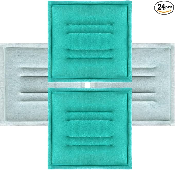 Paint Spray Booth Tacky Intake Filter Pad 20" x 20" in Spray Booth Filter by PRISTAIR