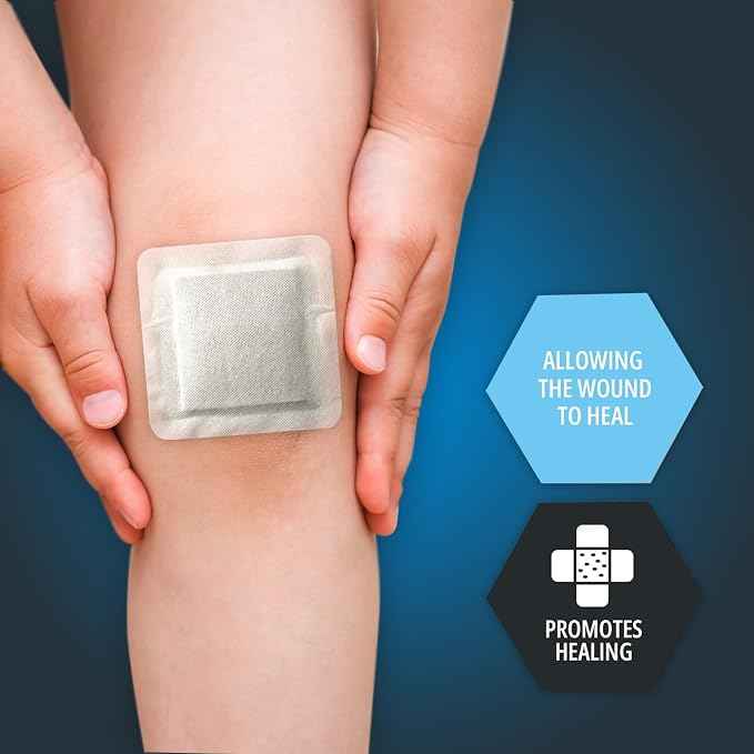MED PRIDE Waterproof Silicone 6'' X 6'' Foam Wound Dressing Sterile, Adhesive