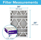 Filtrete High Performance Deep Pleat Filter NDP03-4IN-4, 20 in x 25 in x 4 in - Image 2