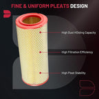 BDFHYK CA9269 Engine Air Filter Compatible - Image 6