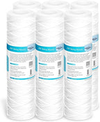 Membrane Solutions 50 Micron 10"x2.5" String Wound Whole House Water Filter by MembraneSolutions