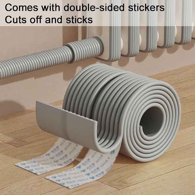 Proof Edges Corner Protector, Soft NBR Rubber Foam Adhesive Cushion, Fireplace