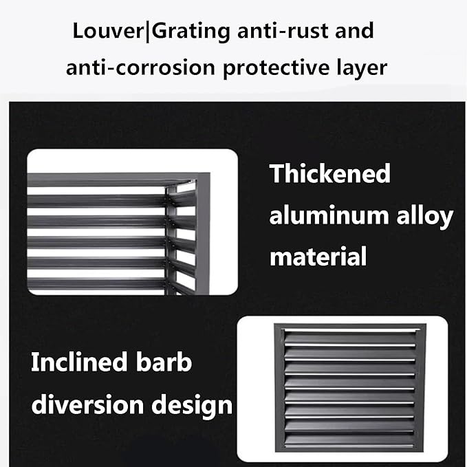 Aluminum Outdoor Condenser Protective Cover, freestanding Enclosure to Cover - Image 7