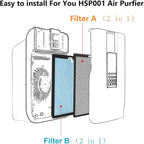3 Packs HSP001 Filter Replacement Compatible - Image 2