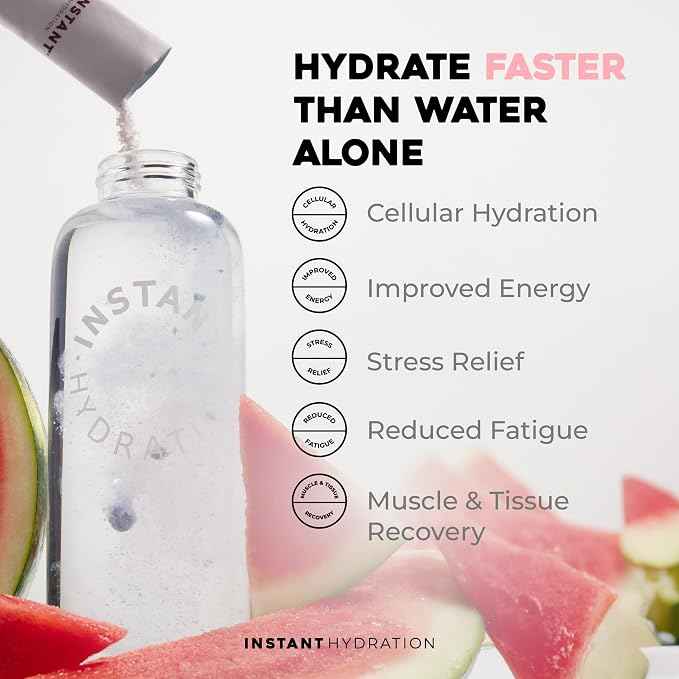 Instant Hydration Electrolytes Powder Packets