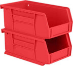 Hudson Exchange 7-1/2" x 4" x 3" Plastic Stackable Storage Bin and Hanging