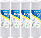 PUREPLUS 20 Micron 10"x2.5" Whole House String Wound Sediment Filter by PUREPLUS