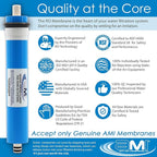 APPLIED MEMBRANES INC. 75 GPD Reverse Osmosis Membrane | RO Membrane Water - Image 3