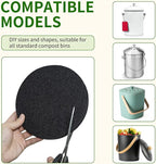 7.25 inch Compost Filters for Countertop Bin Saiqiang 12Pack Charcoal Filter - Image 5