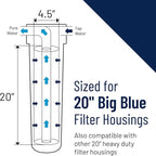Pentair Pentek EPM-20BB Big Blue Carbon Water Filter, Whole House Modified - Image 5