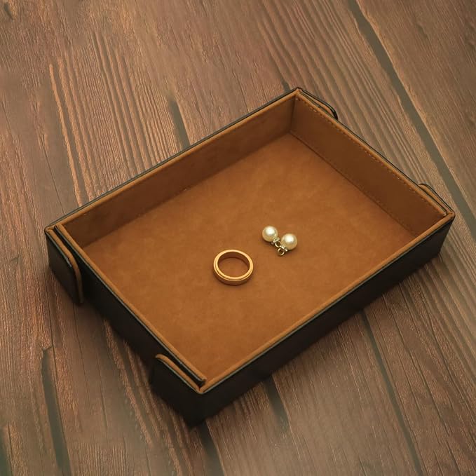 Valet Tray Desktop Storage Organizer Catchall Tray - Image 8