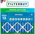 Filterbuy 24x24x2 Air Filter MERV 13 Optimal Smoke & Allergy Defense, by Filterbuy