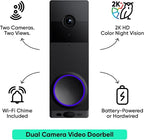 WYZE Wireless Duo Cam Video Doorbell, Battery Powered, 2K Full HD Video - Image 11
