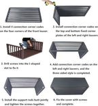 Multifunctional Aluminum Shutter Privacy Fence, Mini Split Cover - Image 4