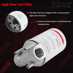 High Flow Fuel Filter, 1” NPT 30 Micronn Spin-on Cartridge Style Compatible - Image 6