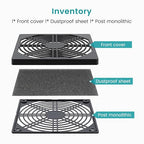 Wathai 4 Pack 90mm Fan Filters for PC Case Fan Dust Filter Cover Computer Mess - Image 3