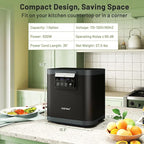 COSTWAY 4L Electric Composter for Kitchen, Smart Waste Dispenser Countertop - Image 9