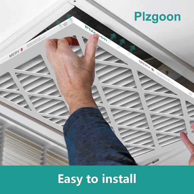 14x14x1 Air Filter MERV 8 MPR 600 Pleated Air Furnace Filters Replacement - Image 4