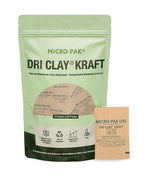 Micro-Pak Dri Clay Kraft, Highest Moisture Absorption Desiccant Packs, Silica by Micro-Pak